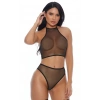 Dodes Siyah Transparan Fantazi Takım DL1123
