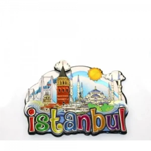 Dodes İstanbul Temalı Buzdolapı Süsü Magnet