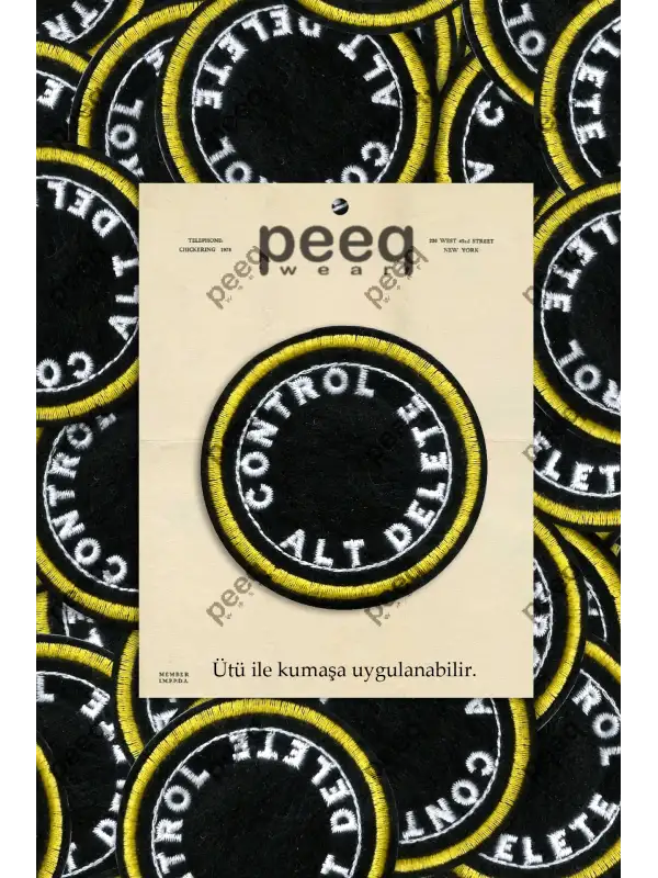 Alt Delete Nakış İşlemeli Arma