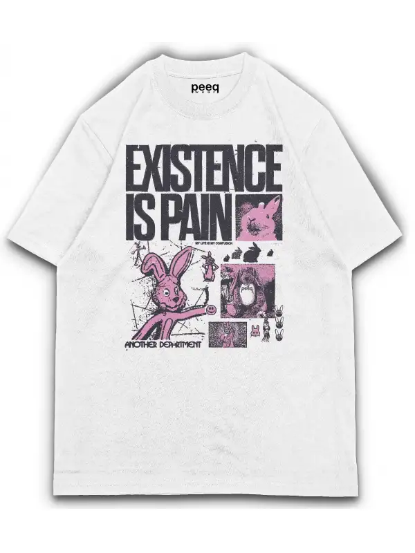 Existence Baskılı Tişört