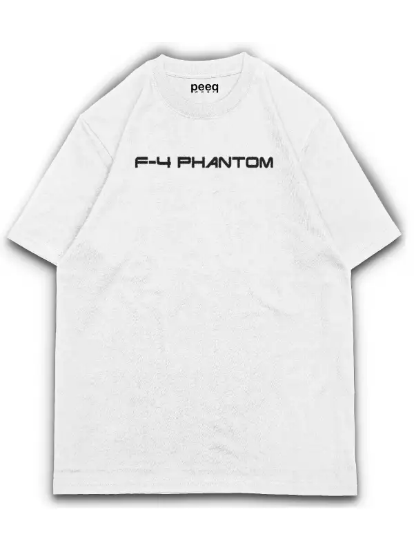 F4 Phantom Baskılı Oversize Tişört