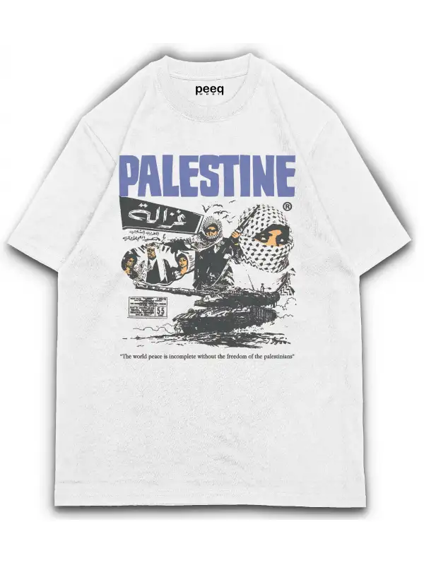 Filistin Baskılı oversize Tişört