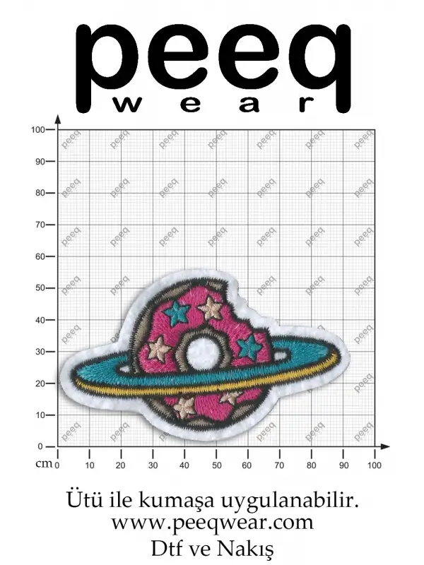 Saturn Nakış İşlemeli Arma