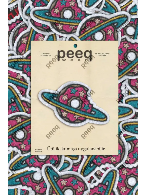 Saturn Nakış İşlemeli Arma