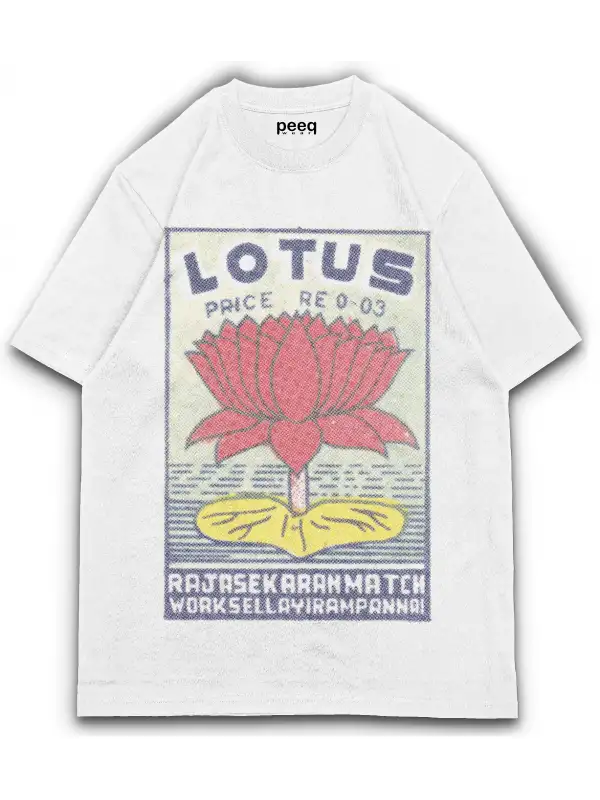 Lotus Baskılı Tişört