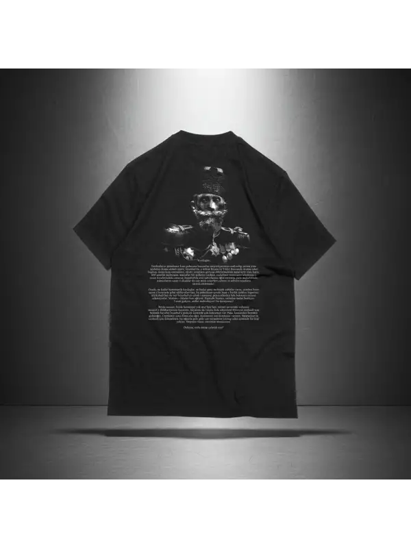 Mahmut Şevket Paşa Baskılı Oversize Tişört