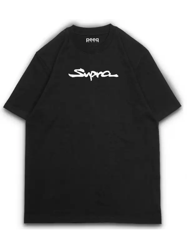 Supra Baskılı Tişört Oversize