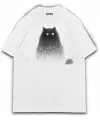 Kedi baskılı Tİşört