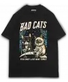 Bad Cats Baskılı Tişört