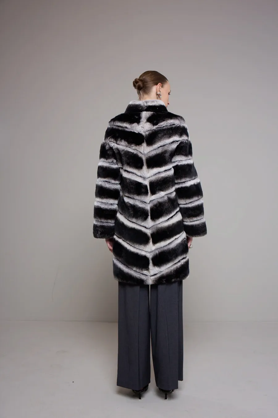 SİYAH-BEYAZ REX KÜRK