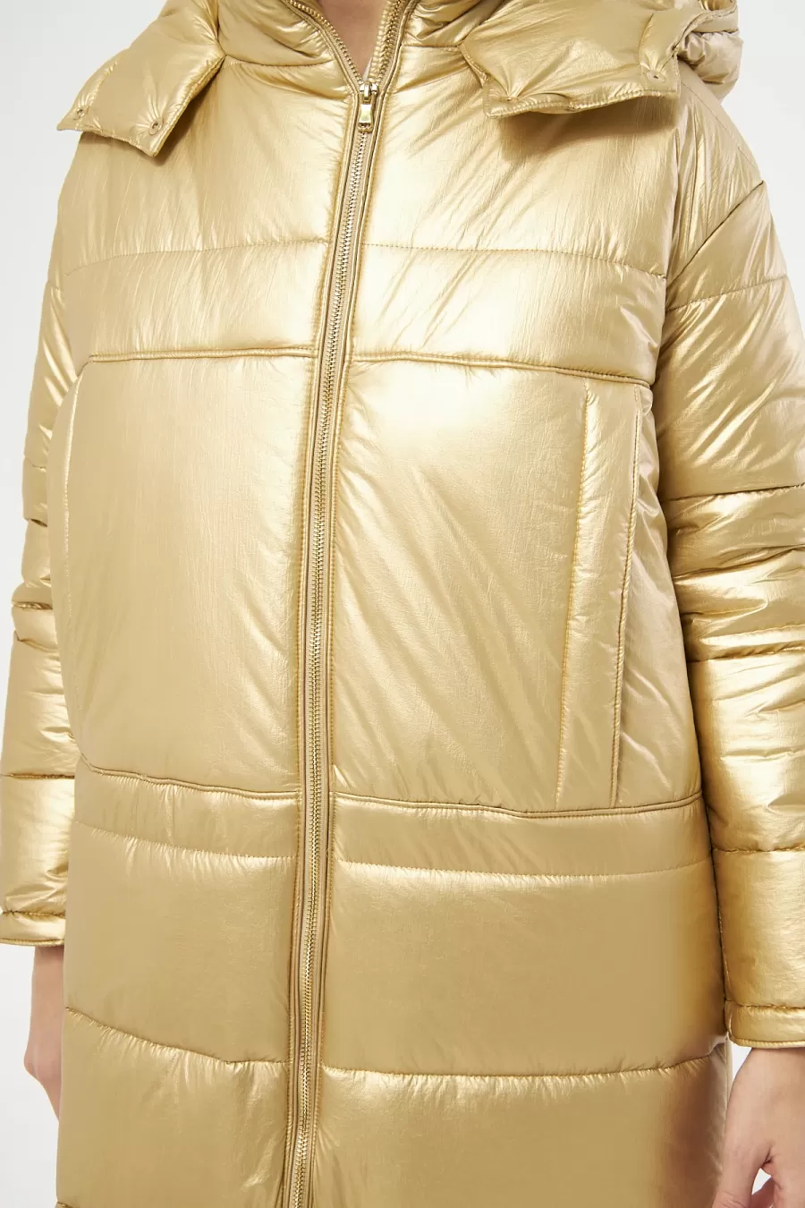 GOLD UZUN PUFFER MONT