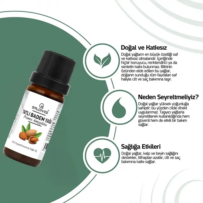 Tatlı Badem Yağı 20 ml