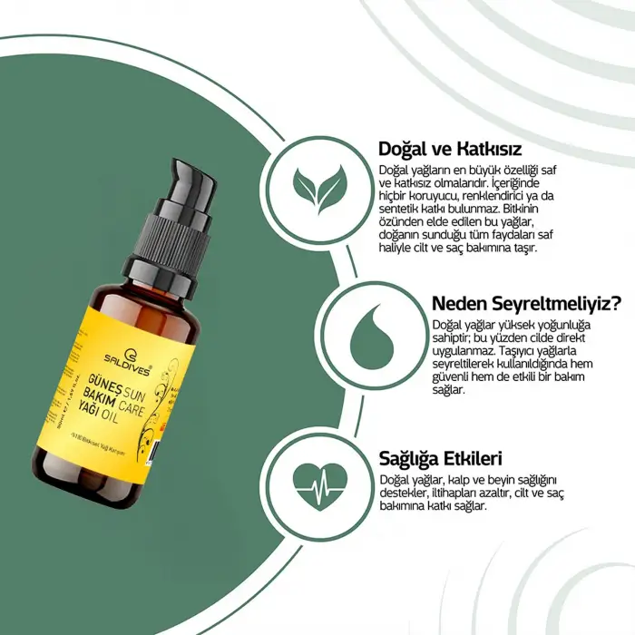 Güneş Bakım Yağı 50 ml