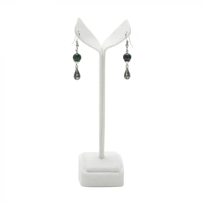 Anyolit Doğaltaş Kolye ve Küpe