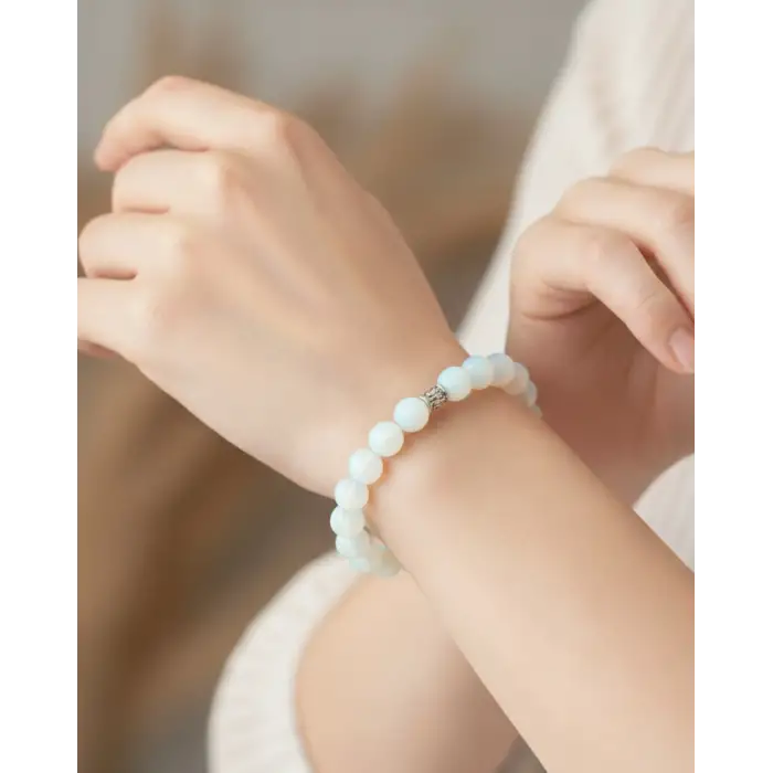 Ay Taşı Doğaltaş Kolye ve Bileklik