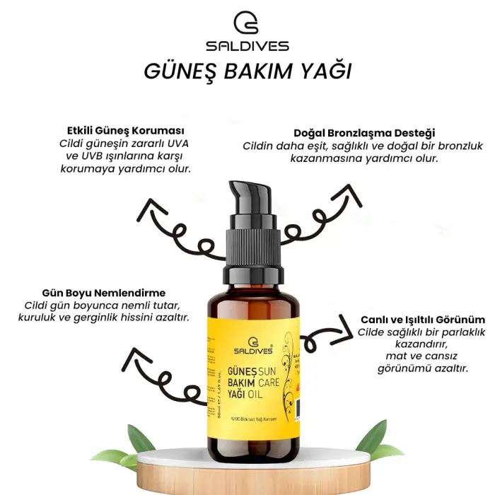 Güneş Bakım Yağı 50 ml