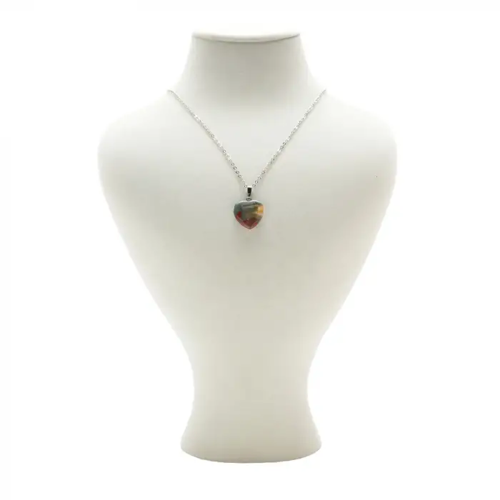 Kan Taşı Doğaltaş Kolye