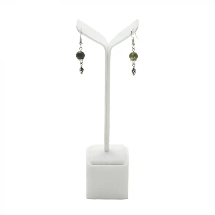 Kan Taşı Doğaltaş Kolye ve Küpe