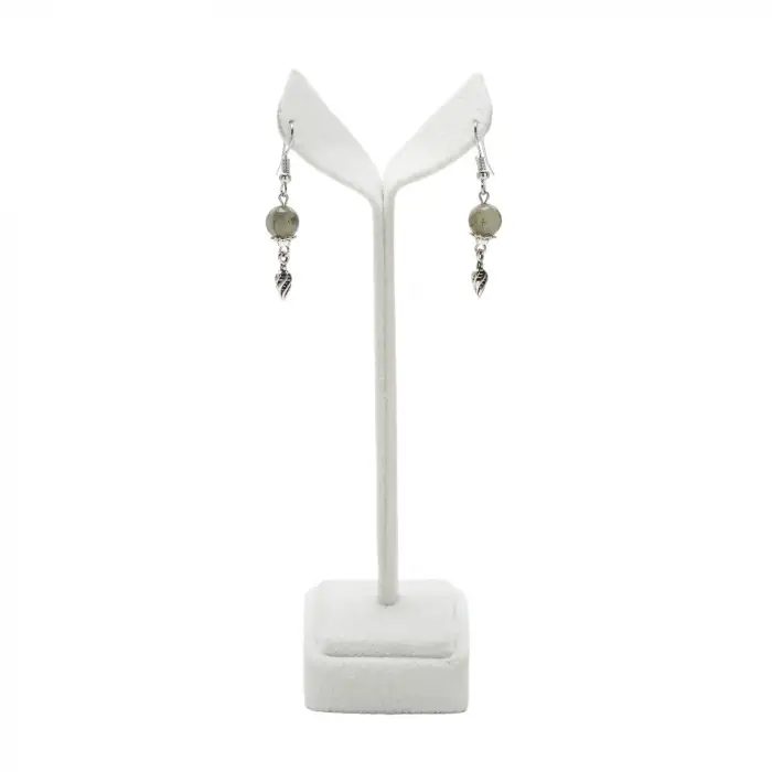 Labrodonit Doğaltaş Kolye ve Küpe