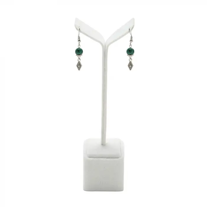 Malahit Doğaltaş Kolye ve Küpe