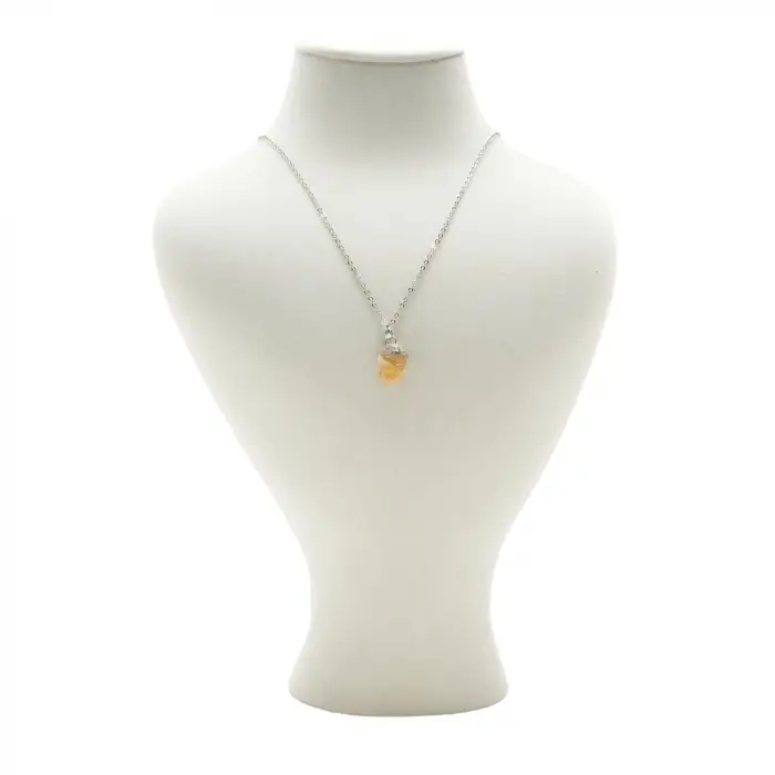 Sitrin Doğaltaş Kolye