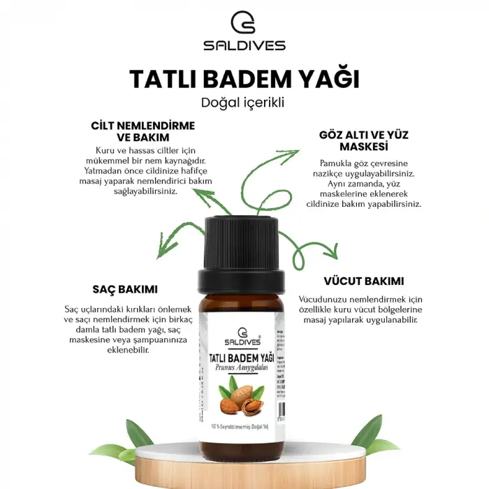 Tatlı Badem Yağı 20 ml