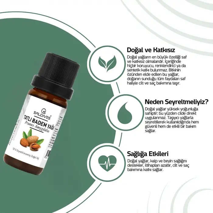 Tatlı Badem Yağı 20 ml