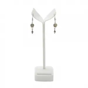 Labrodonit Doğaltaş Kolye ve Küpe