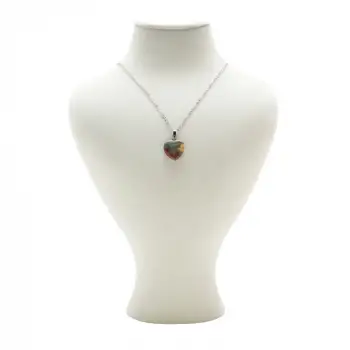 Kan Taşı Doğaltaş Kolye