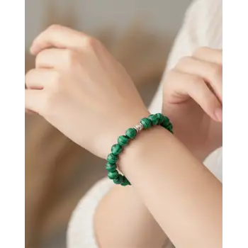 Malahit Doğaltaş Bileklik