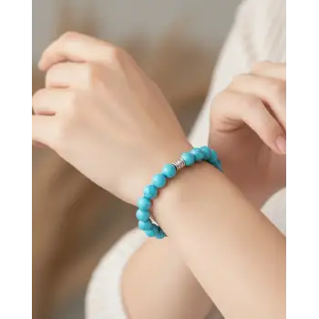 Turkuaz Doğaltaş Bileklik