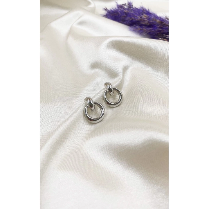 Kadın Gümüş Pinterest Birleşik Küpe