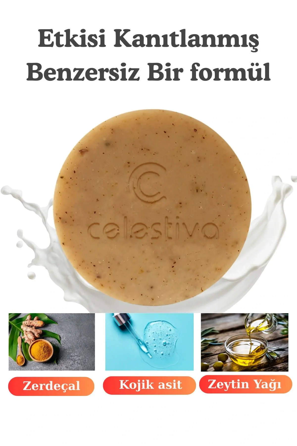 Glow Firm-kojik asit ve kolajen içerikli leke-kırışıklık karşıtı katı sabun 2 adet