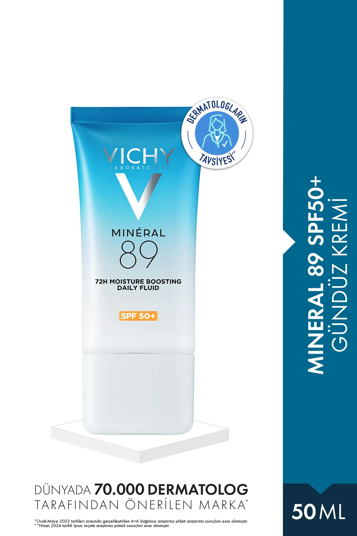 Mineral 89 72h Moisture Boosting Spf50+ Daily Fluid 50 Ml
