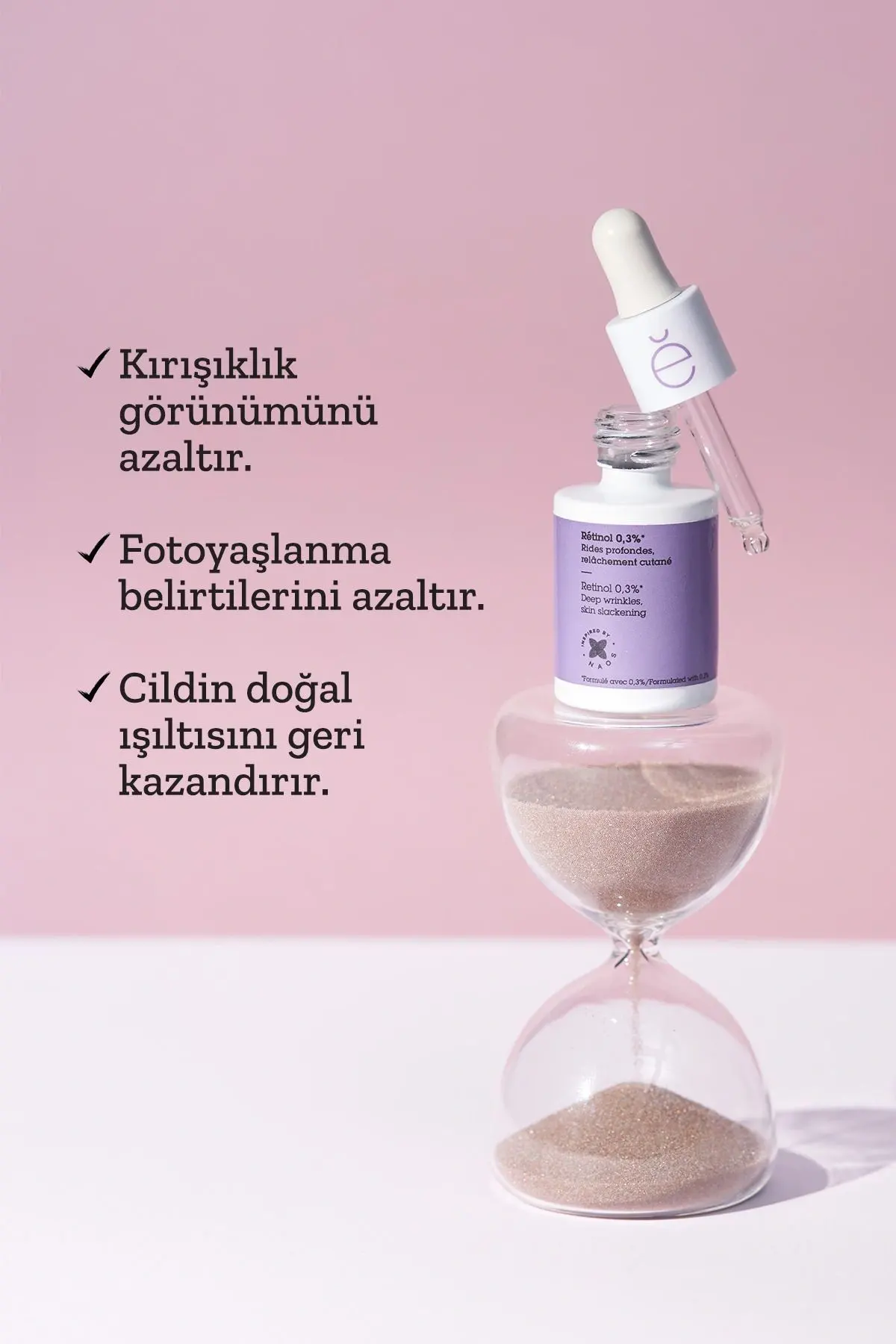 Pure Active Retinol %0,3 Kırışıklık Karşıtı Saf Konsantre Bakım Serumu 15 ml