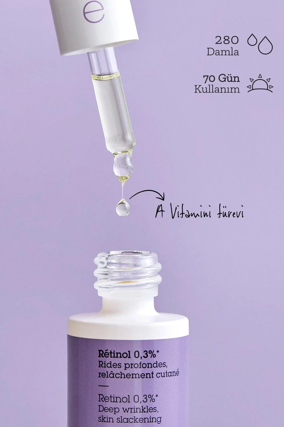 Pure Active Retinol %0,3 Kırışıklık Karşıtı Saf Konsantre Bakım Serumu 15 ml