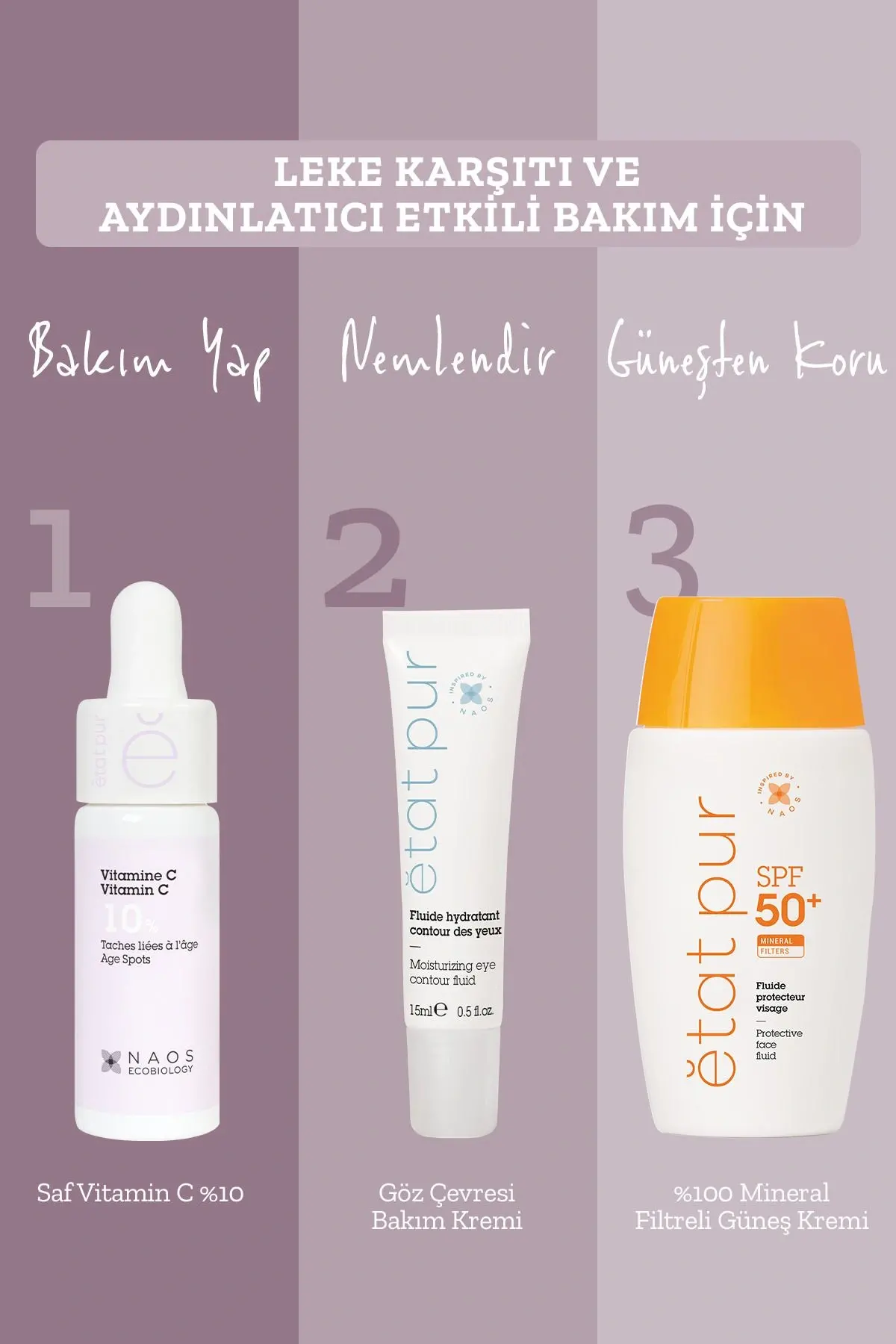 Pure Active Saf Vitamin C %10 Koyu Leke Aydınlatıcı Yaşlanma Karşıtı Konsantre Bakım Serumu 15 mL