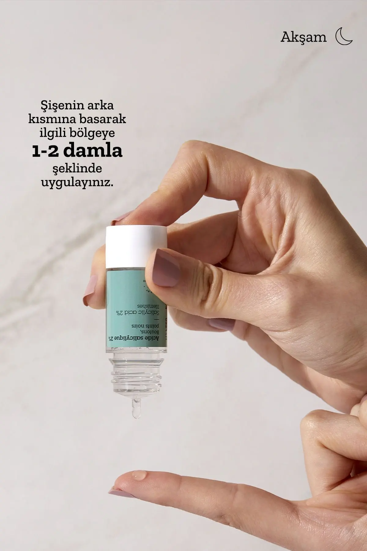 Pure Active Salisilik Asit BHA Sivilce Siyah Nokta Karşıtı Konsantre Bakım Serumu 15 mL Karma Yağlı