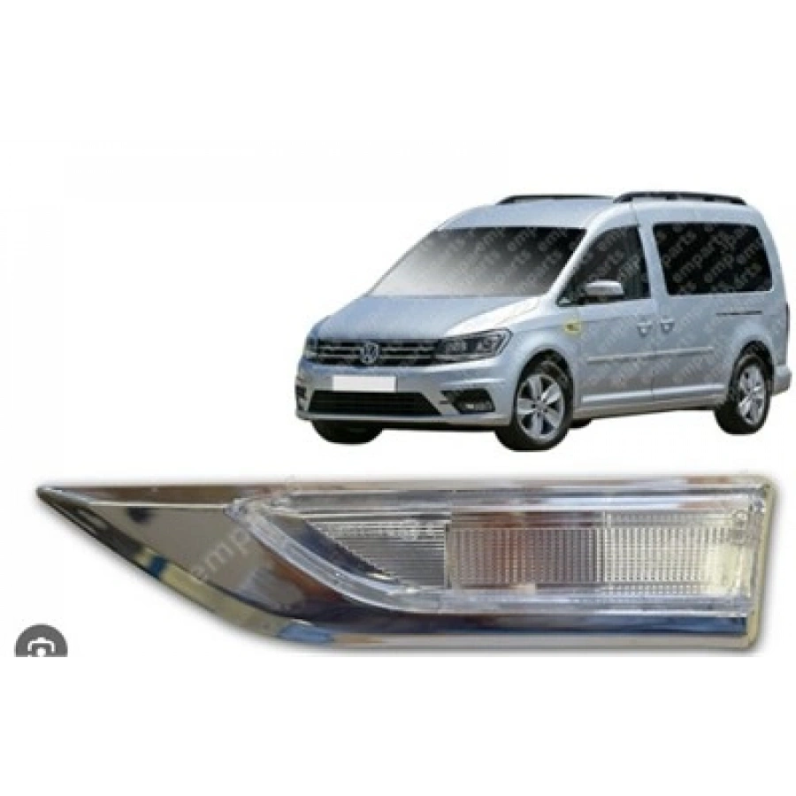 CAMURLUK SINYALI KROM SOL AMPULLU DUYLU CADDY 2016- 2020 GKL 291969 T1