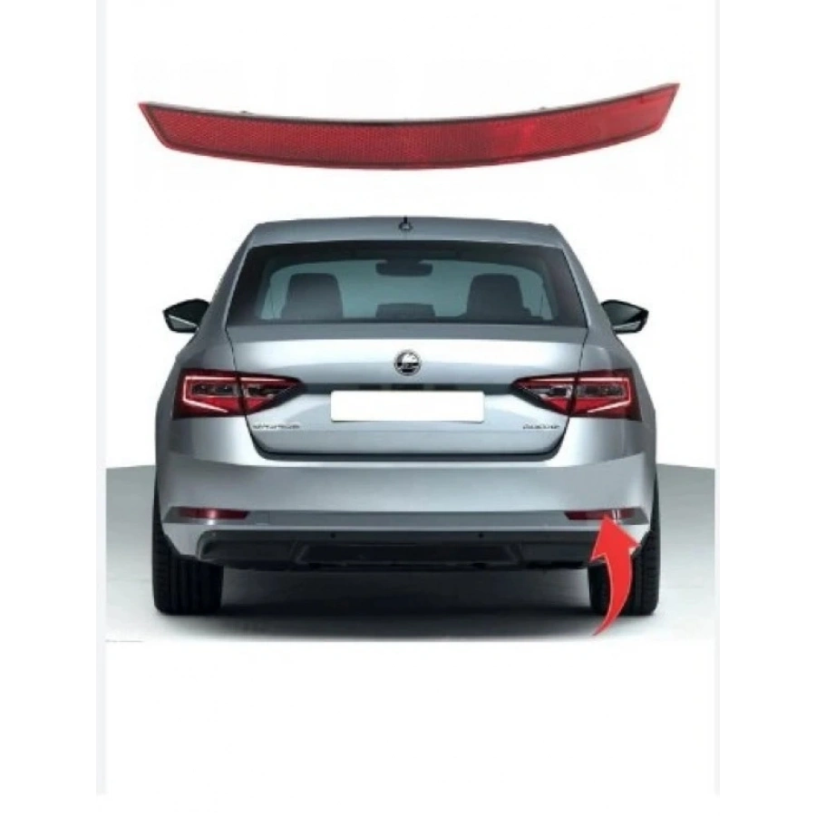 REFLEKTOR ARKA TAMPON SAG SUPERB 2015>> GKL 292007  T1