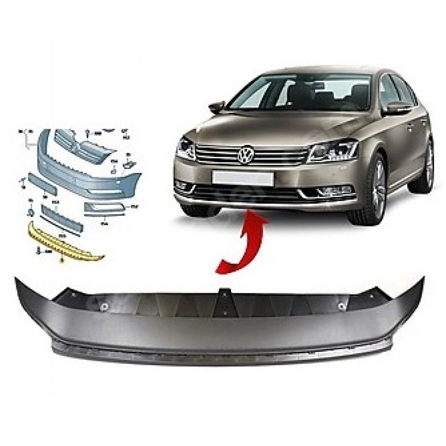 TAMPON SPOYLERI ON PASSAT 2011-2015 GKL 290238 T1