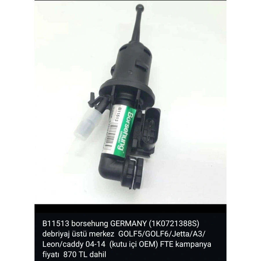 DEBRİYAJ ÜST MERKEZİ GOLF5 / GOLF6 / JETTA / A3 / LEON / CADDY 04-14 KUTU İÇİ ORJİNAL T1