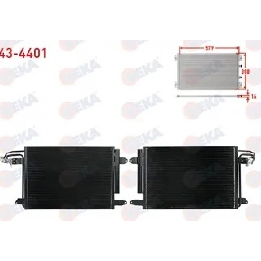 KLİMA RADYATÖRÜ VEKA 43-4401 VOLKSWAGEN GOLF V (1K1) 1.6i A-T/M-T 2003-2009 T1
