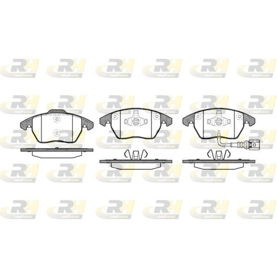 FREN BALATASI ÖN FİŞLİ VAG A3 PASSAT CADDY GOLF5 GOLF6 JETTA A3 LEON 04> ROADHOUSE (ROTAŞ) 21030.01 T1