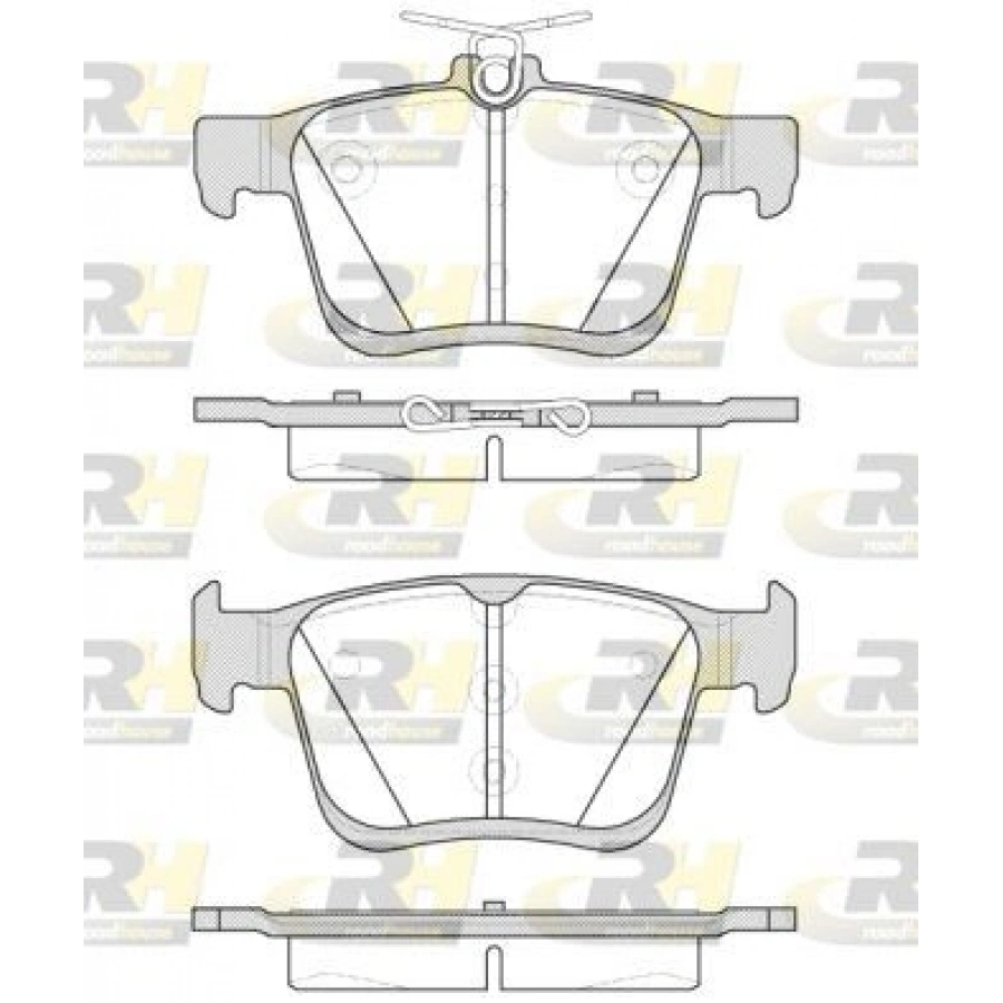FREN BALATASI ARKA VAG GOLF 7, A3, LEON, PASSAT 2013> ROADHOUSE (ROTAŞ) 21516.00 T1