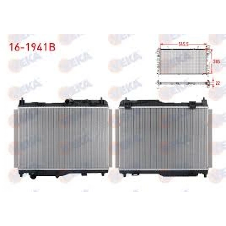 SU RADYATÖRÜ COURİER FİESTA ECOSPORT PUMA 1.5 17- VEKA 16-1941B T1