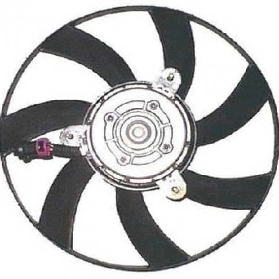 FAN MOTORU KÜÇÜK POLO CLASSİC CADDY 98-04 IBIZA CORDOBA INCA SGR 59543 T1