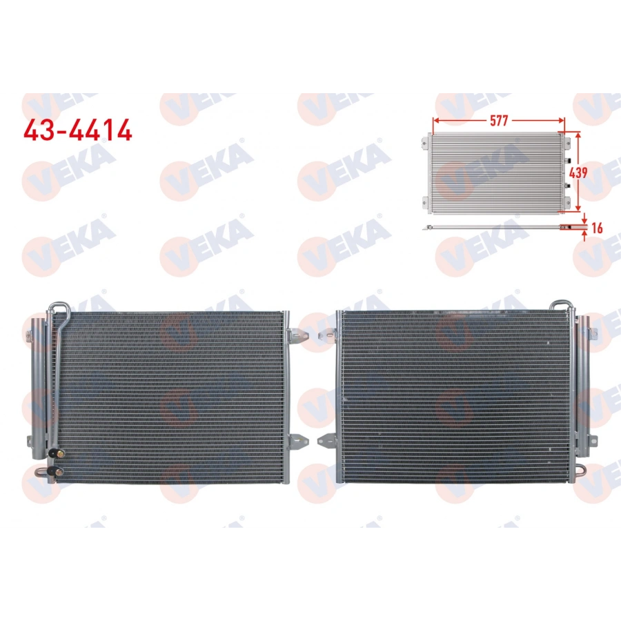 KLİMA RADYATÖRÜ BRAZING PASSAT-B6-B7 05-14 BKP 2.0 TDI (KURUTUCULU) MAHER 10921 T1