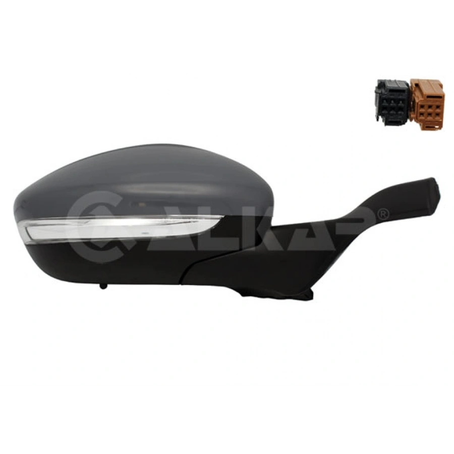 DIS DIKIZ AYNASI SAG ELEKTRIKLI ISITMALI ASTARLI SENSORLU SINYALLI 9 PIN / PEUGEOT 208 2012- PEUGEOT 2008 2013- (A1)