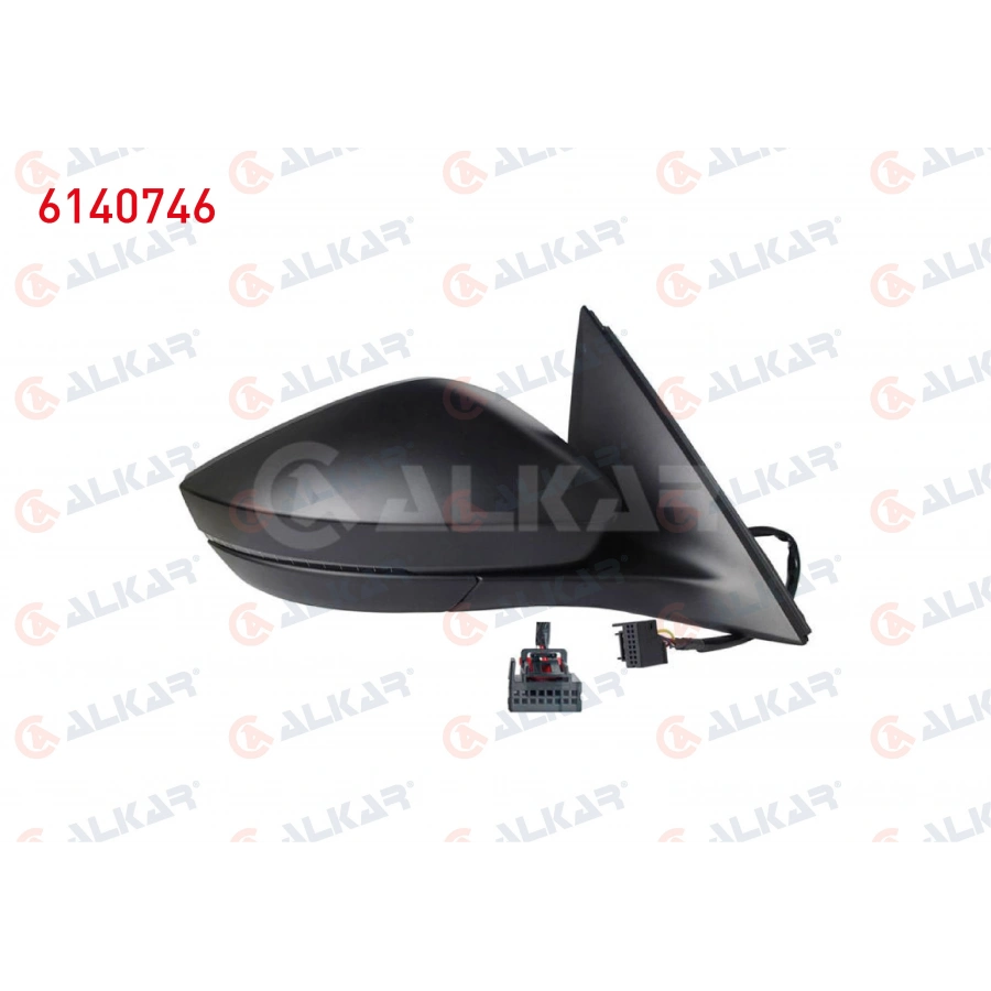 DIS DIKIZ AYNASI SAG ELEKTRIKLI ISITMALI ASTARLI SINYALLI LED 6 PIN SKODA SCALA/KAMIQ 2019- (A1)